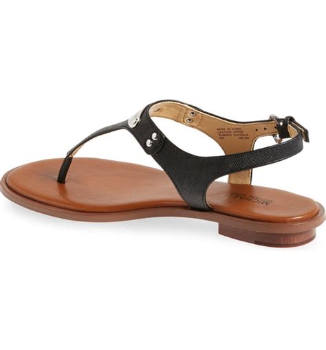 michael kors flat plate sandals|michael kors high heel sandals.